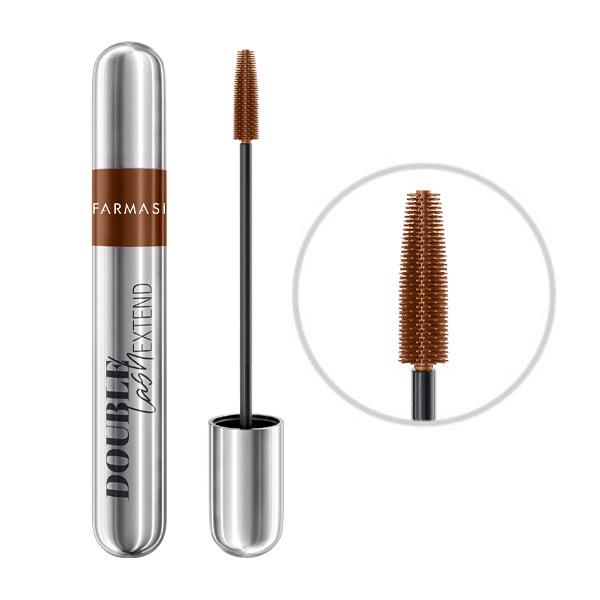 Double Lash Extend Mascara Brown Farmasi