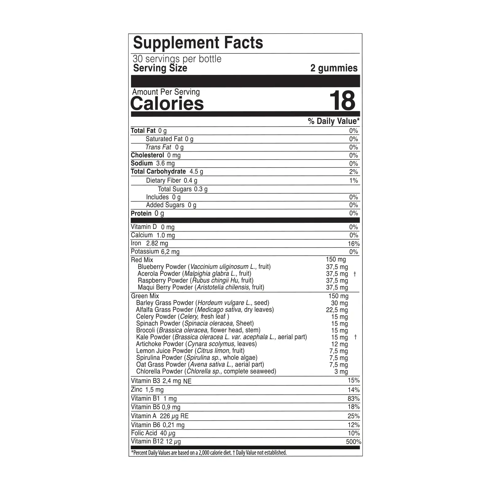 Nutriplus Gummies - Green & Berry