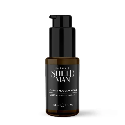 image of Shield Man Beard & Moustache Oil