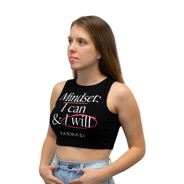 image of Farmasi Singlet With Mindset Print - XXL