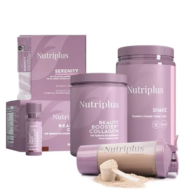 image of Beauty + Weight Control Enhanced Ritual ($347 Value) with Strawberry Shake