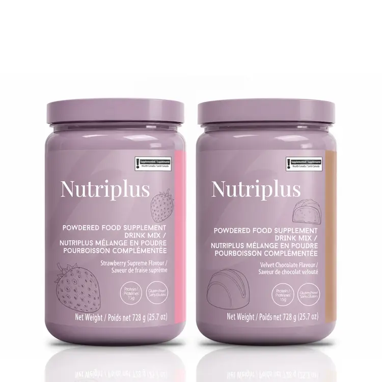 image of Nutriplus Shakes: Velvet Chocolate & Strawberry Supreme CA